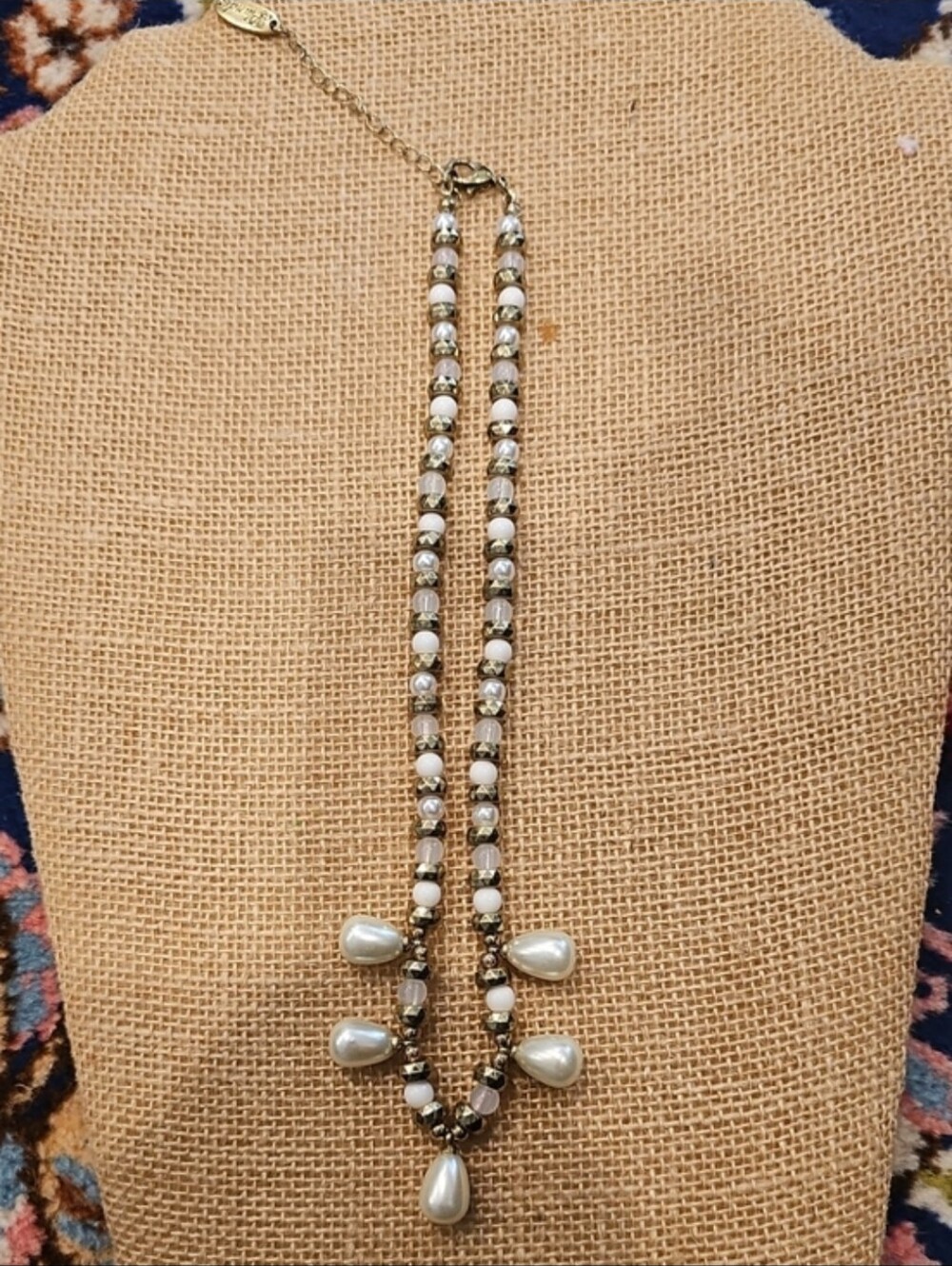 New Plunder Pearl & Gold Necklace